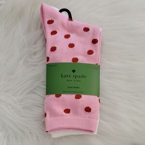 Kate Spade Crew Socks Set Of 3 NWT Size 4-10